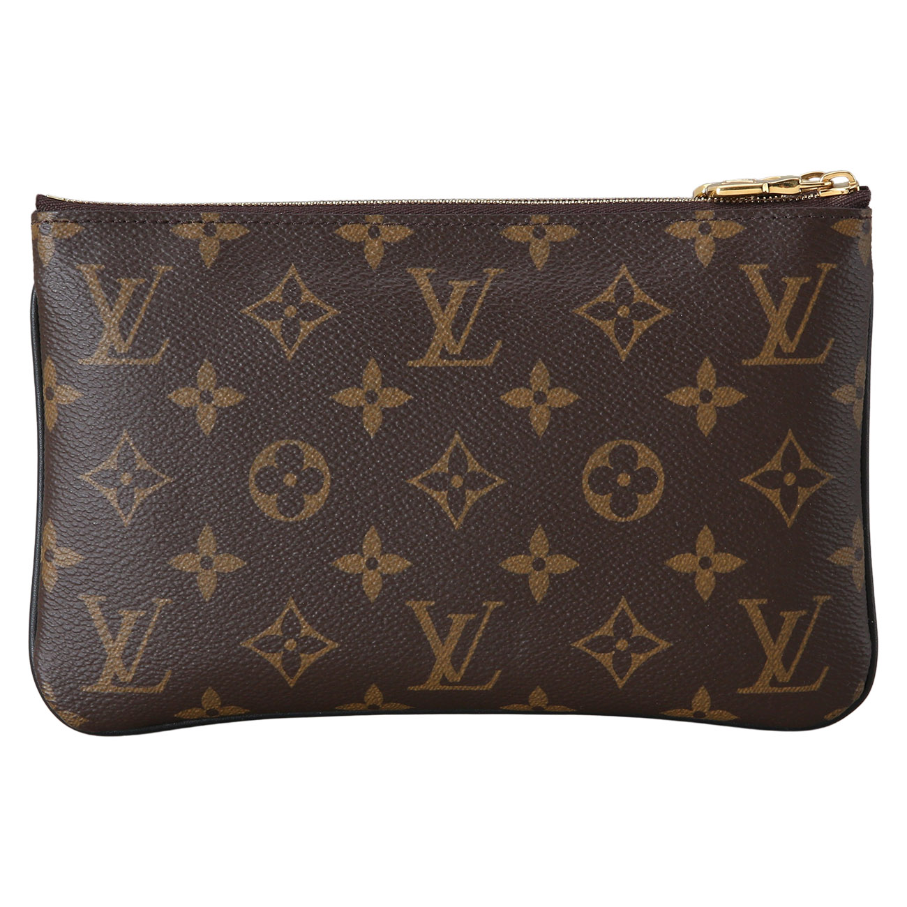LOUIS VUITTON(USED)루이비통 모노그램 더블 집 포쉐트
